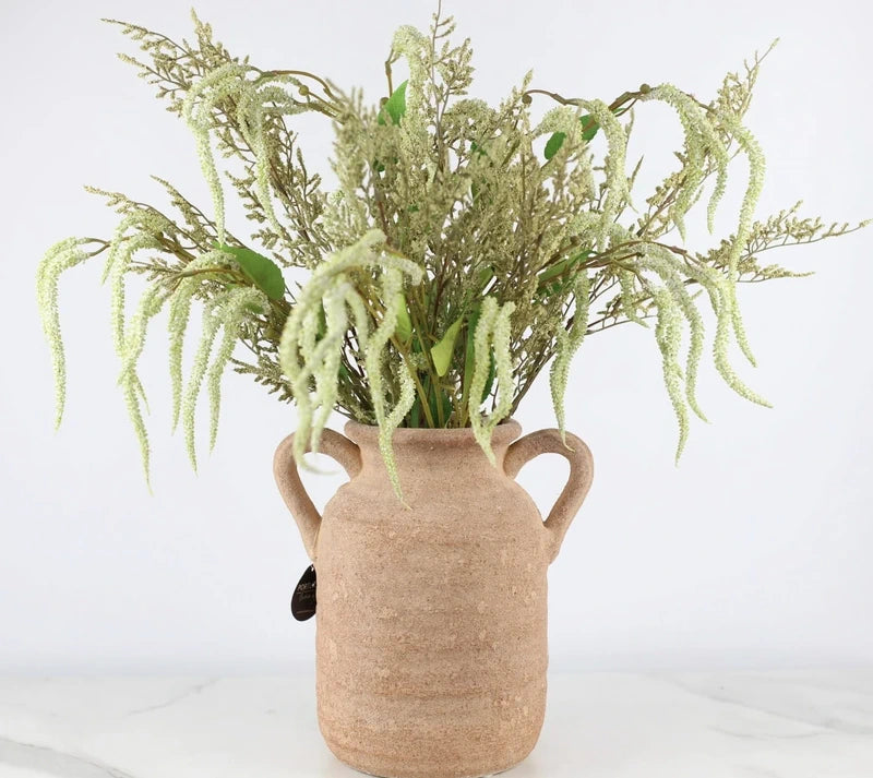 Rustic Wheeping Bouquet & Vase