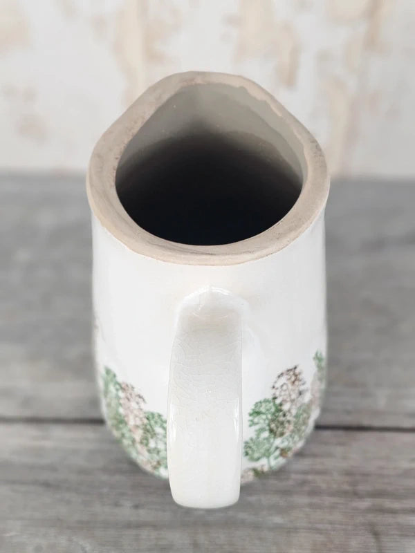 Rustic Floral Jug