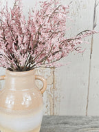Pink Limoniums & Sandstone Vase