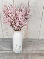Rustic Pink Limonium & Vase
