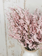 Rustic Pink Limonium & Vase