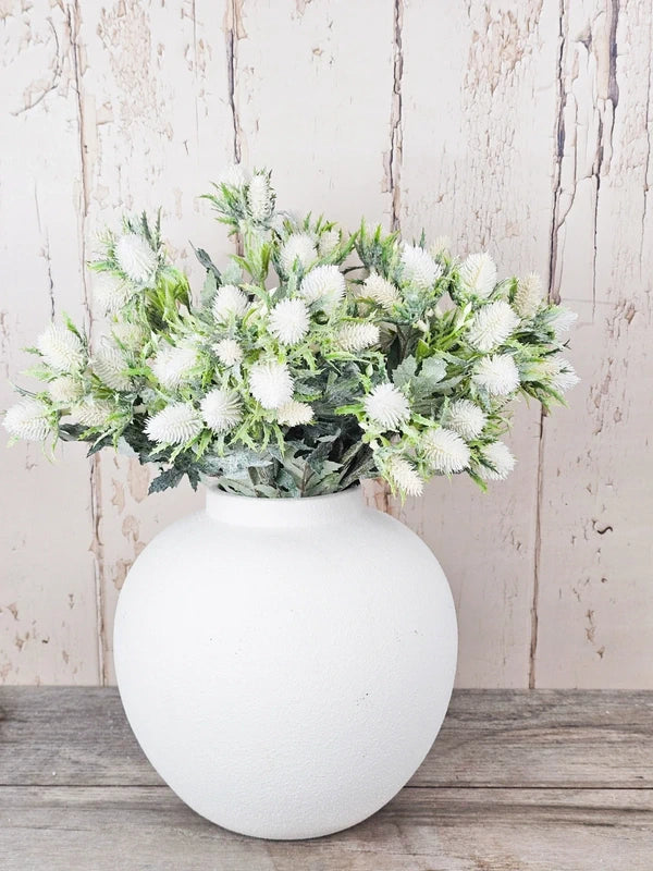 White Dusted Thistles