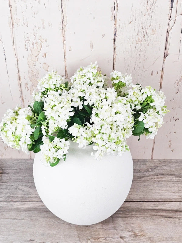 Lacey White Hydrangeas