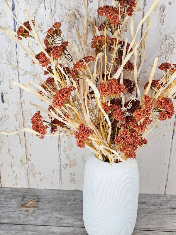 Orange Cluster & Grass Mix