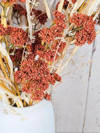 Orange Cluster & Grass Mix