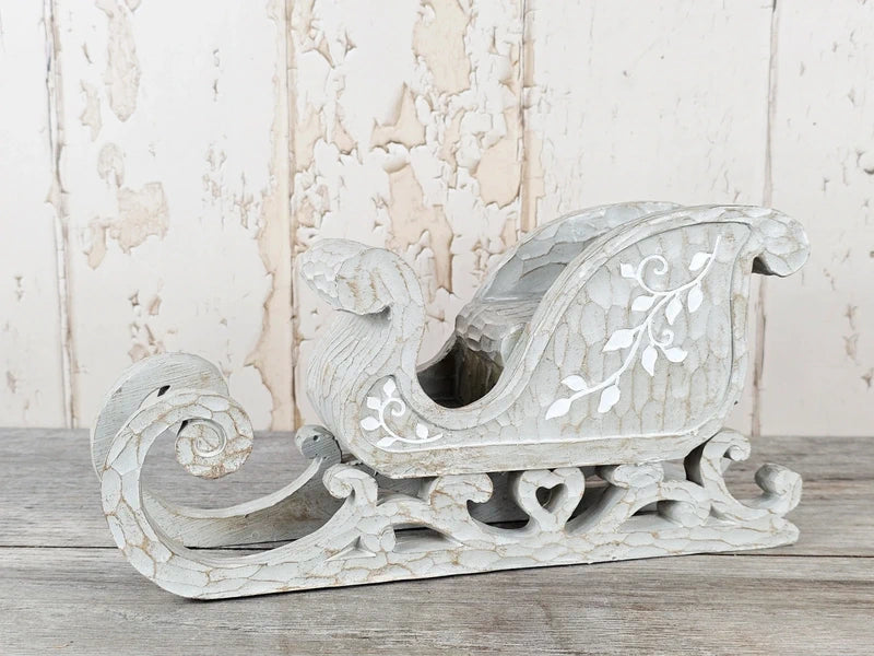 Rustic Washed Sleigh