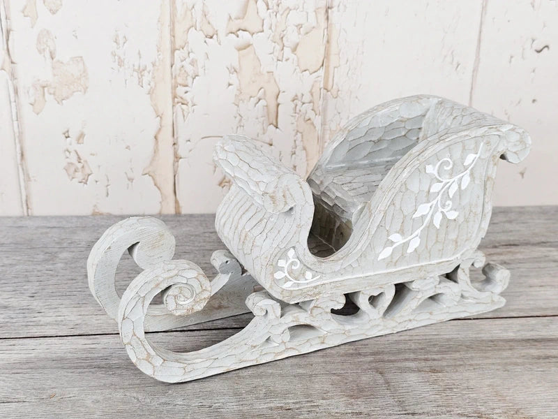 Rustic Washed Sleigh