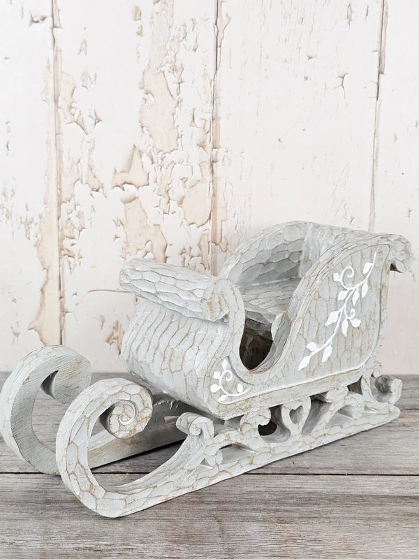 Rustic Washed Sleigh