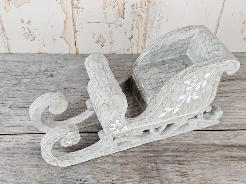 Rustic Washed Sleigh