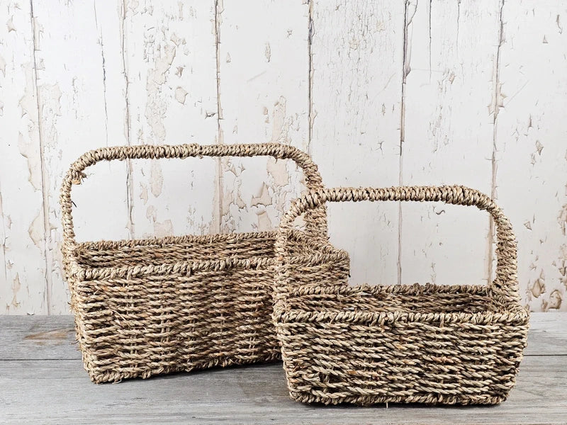 2 Piece Rattan Baskets