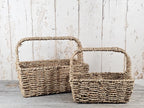2 Piece Rattan Baskets