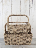 2 Piece Rattan Baskets