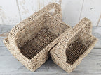 2 Piece Rattan Baskets