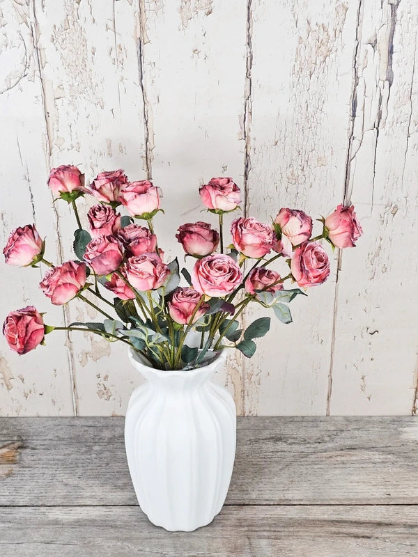 Vintage Rose & Bloom Vase