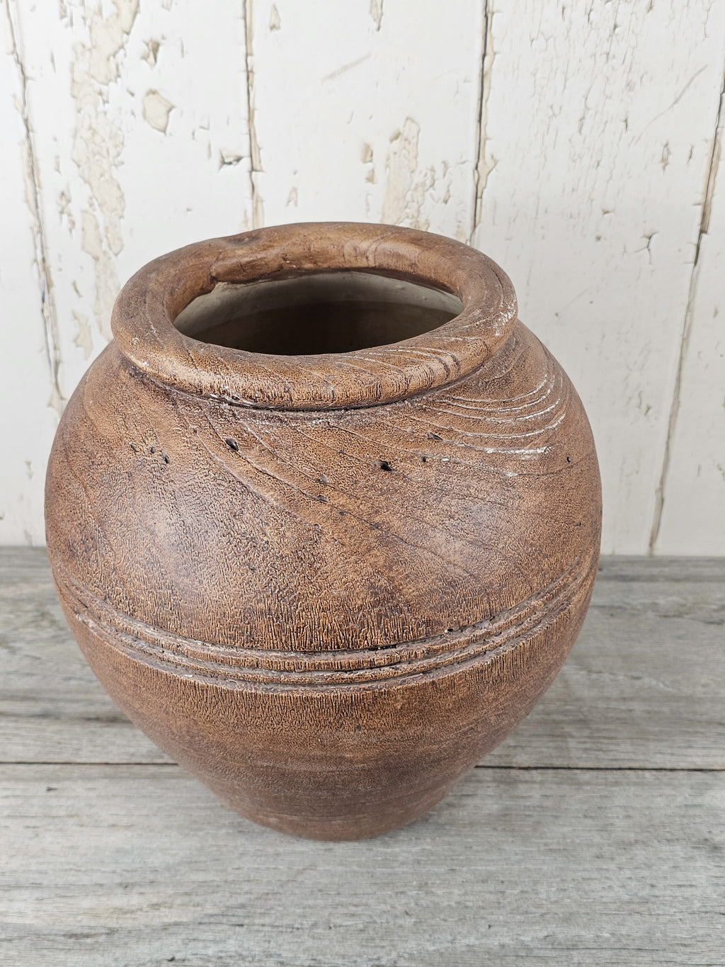 Rustic Brown Vase