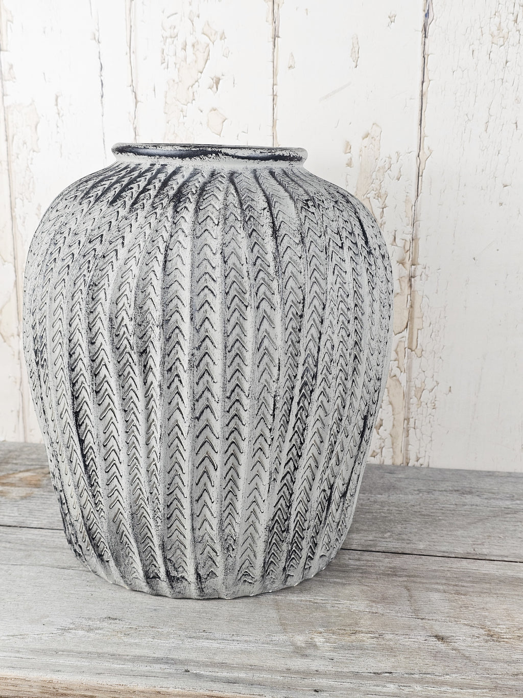 Chevron Vase
