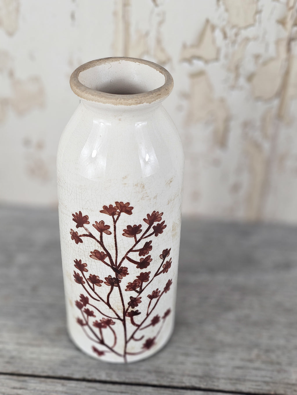 Flower Patterned Vase