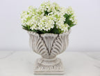 Lacey Hydrangea & Leaf Urn