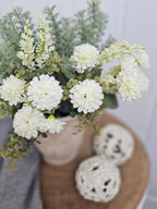 Ivory Ella & Conifer with Stone Vase