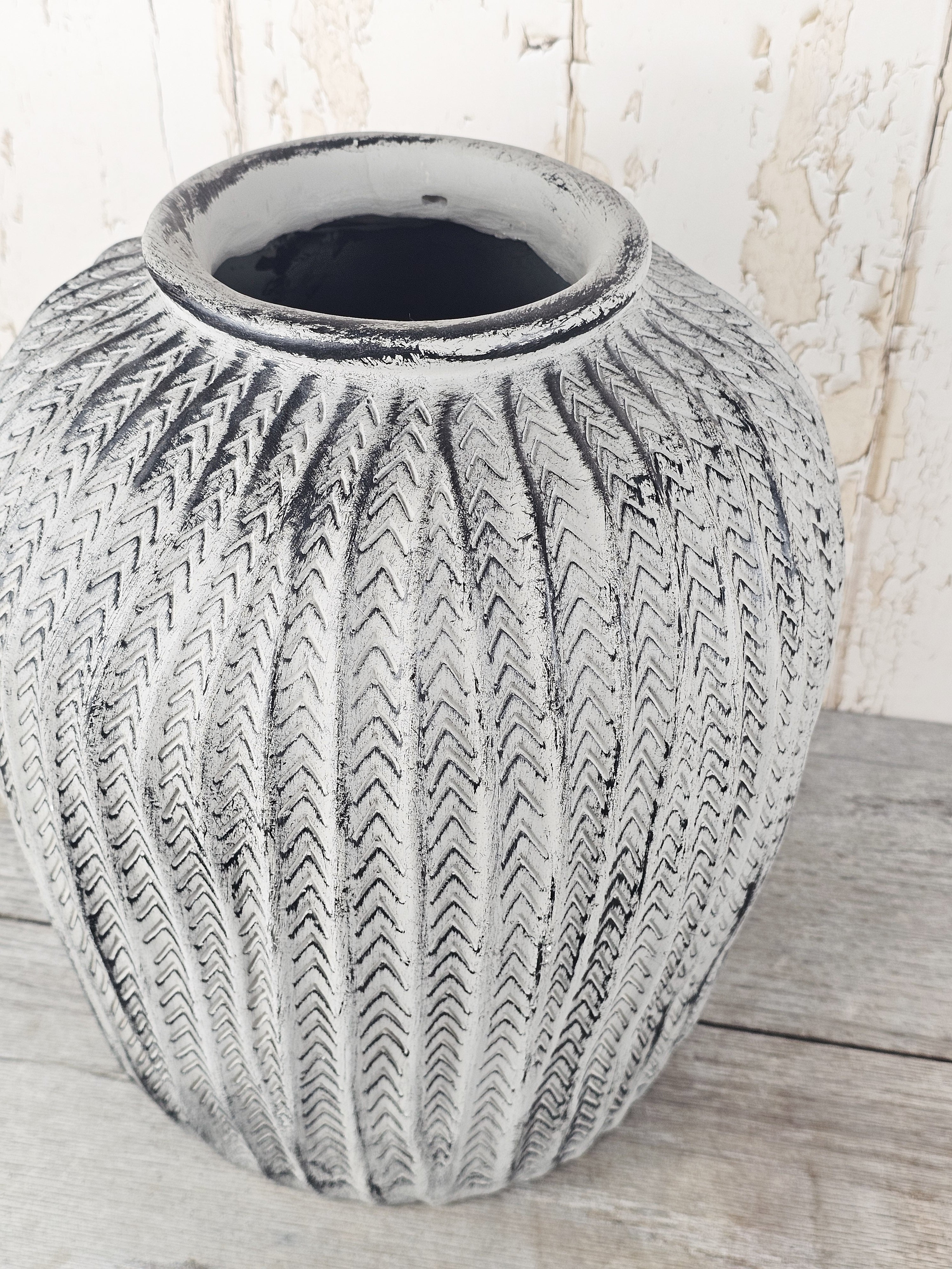 Chevron Vase