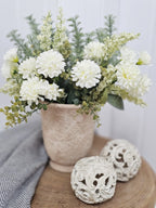 Ivory Ella & Conifer with Stone Vase