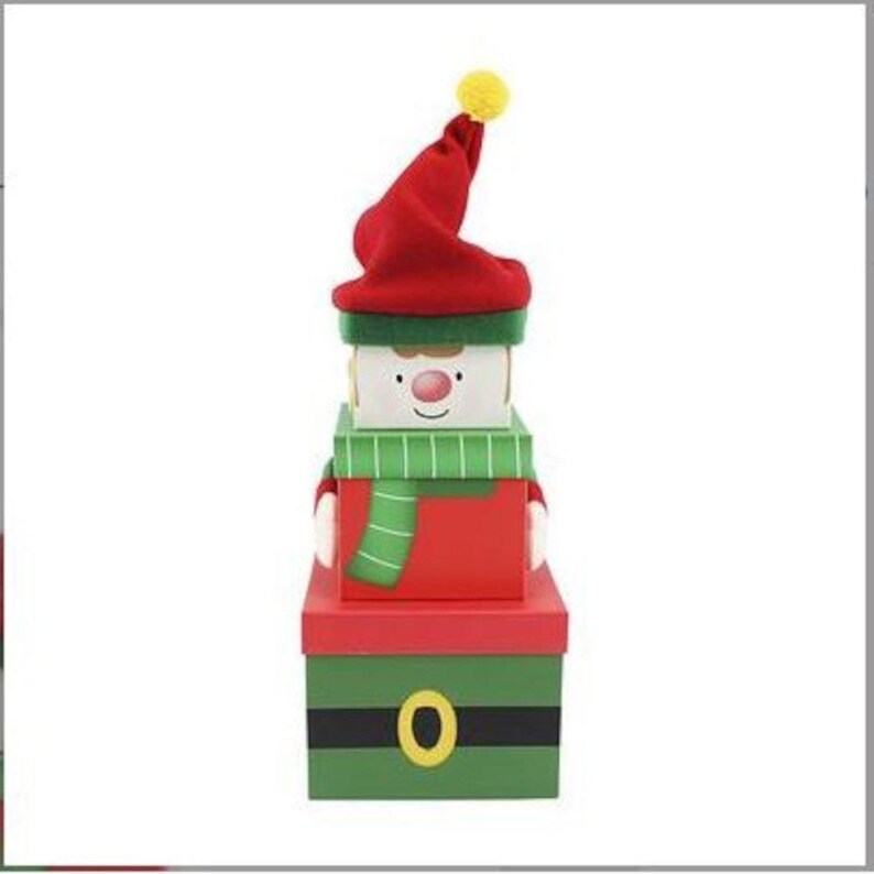 Stacking Elf Gift Boxes