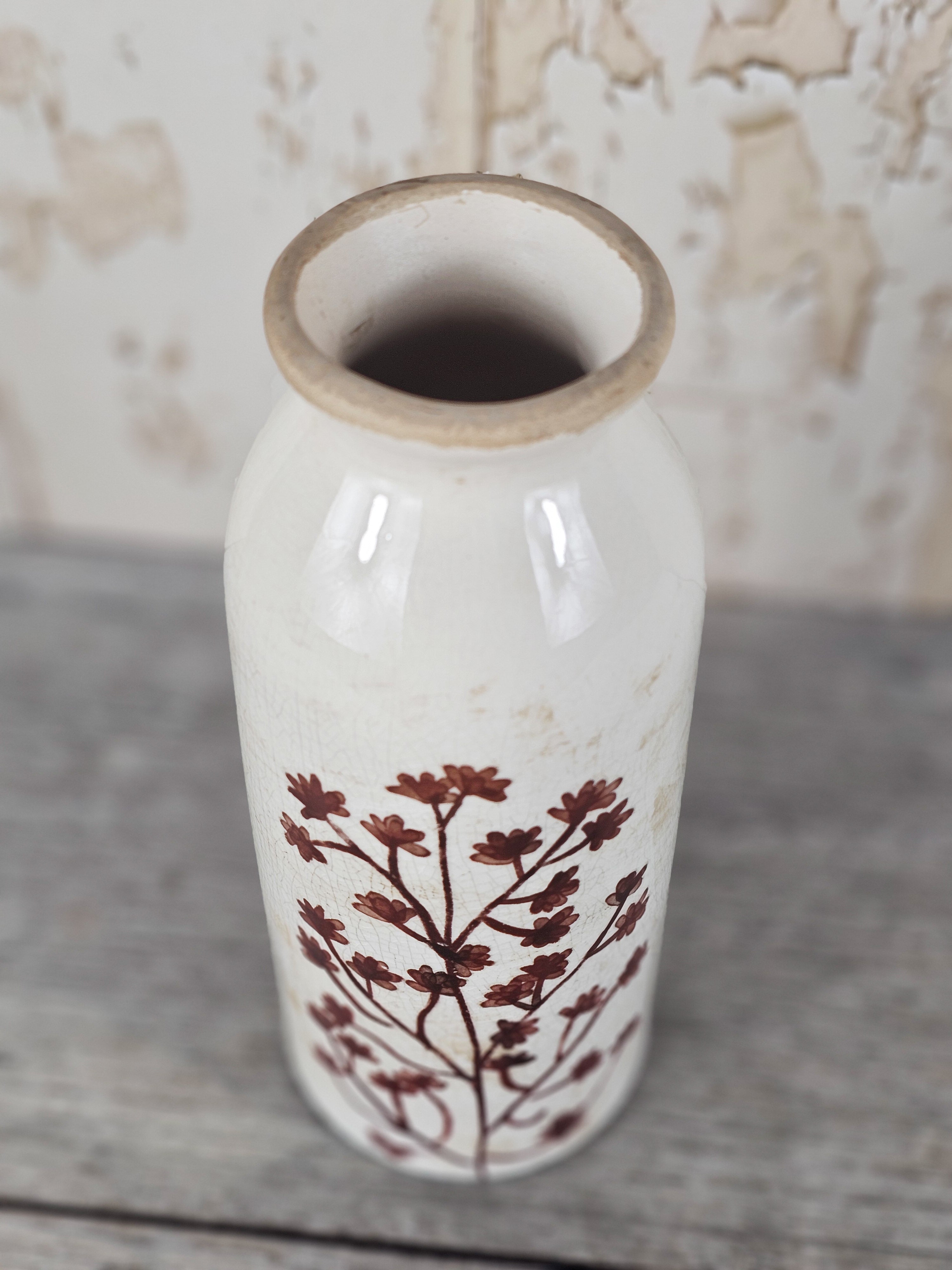 Flower Patterned Vase