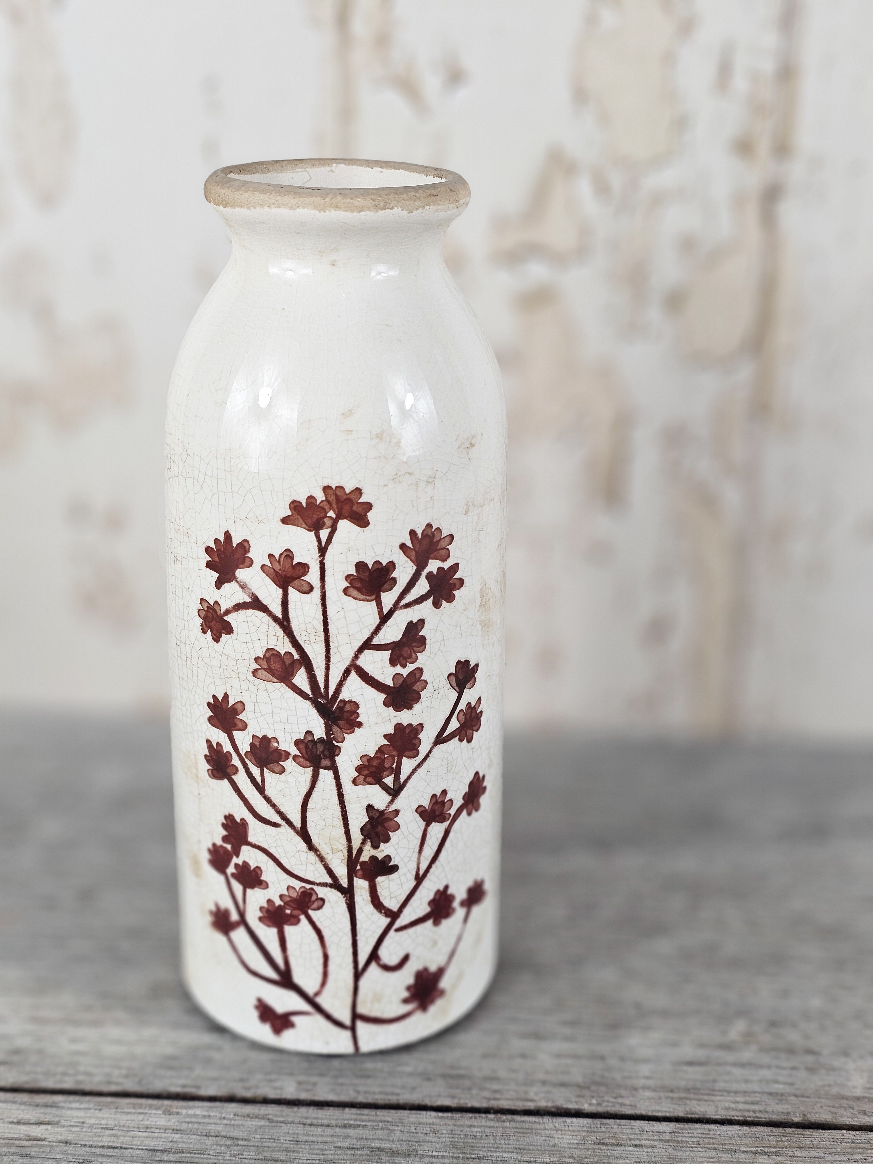 Flower Patterned Vase