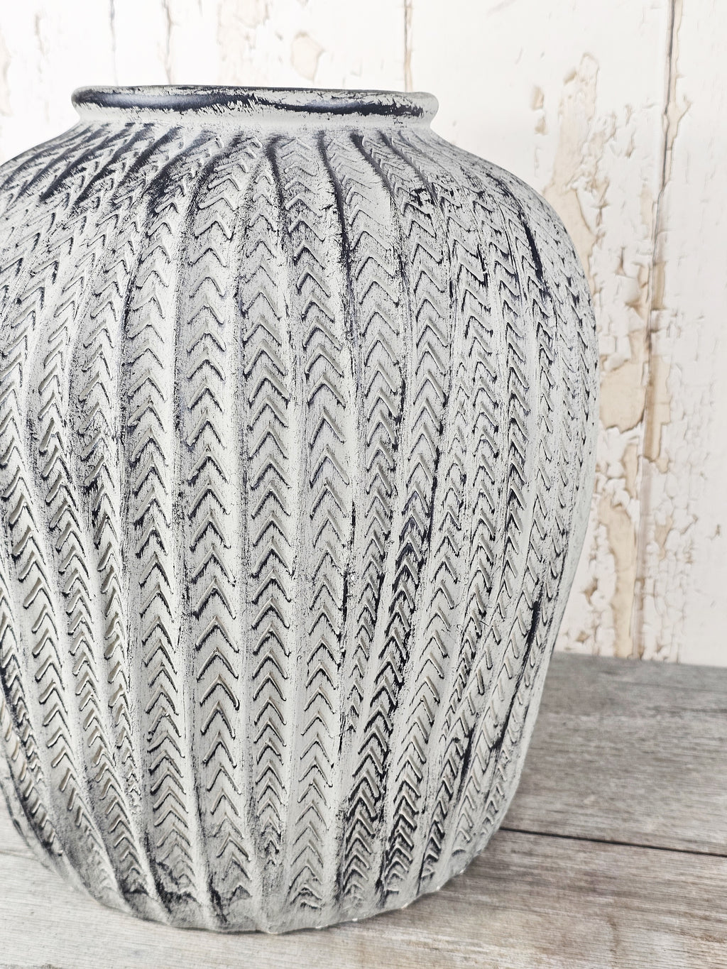 Chevron Vase