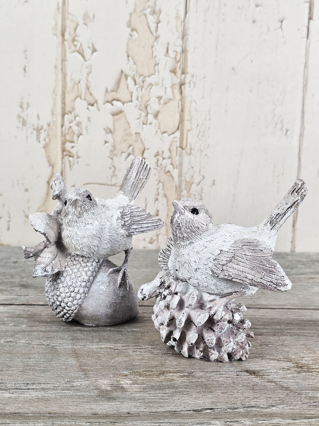 Set of 2 Stone Birds